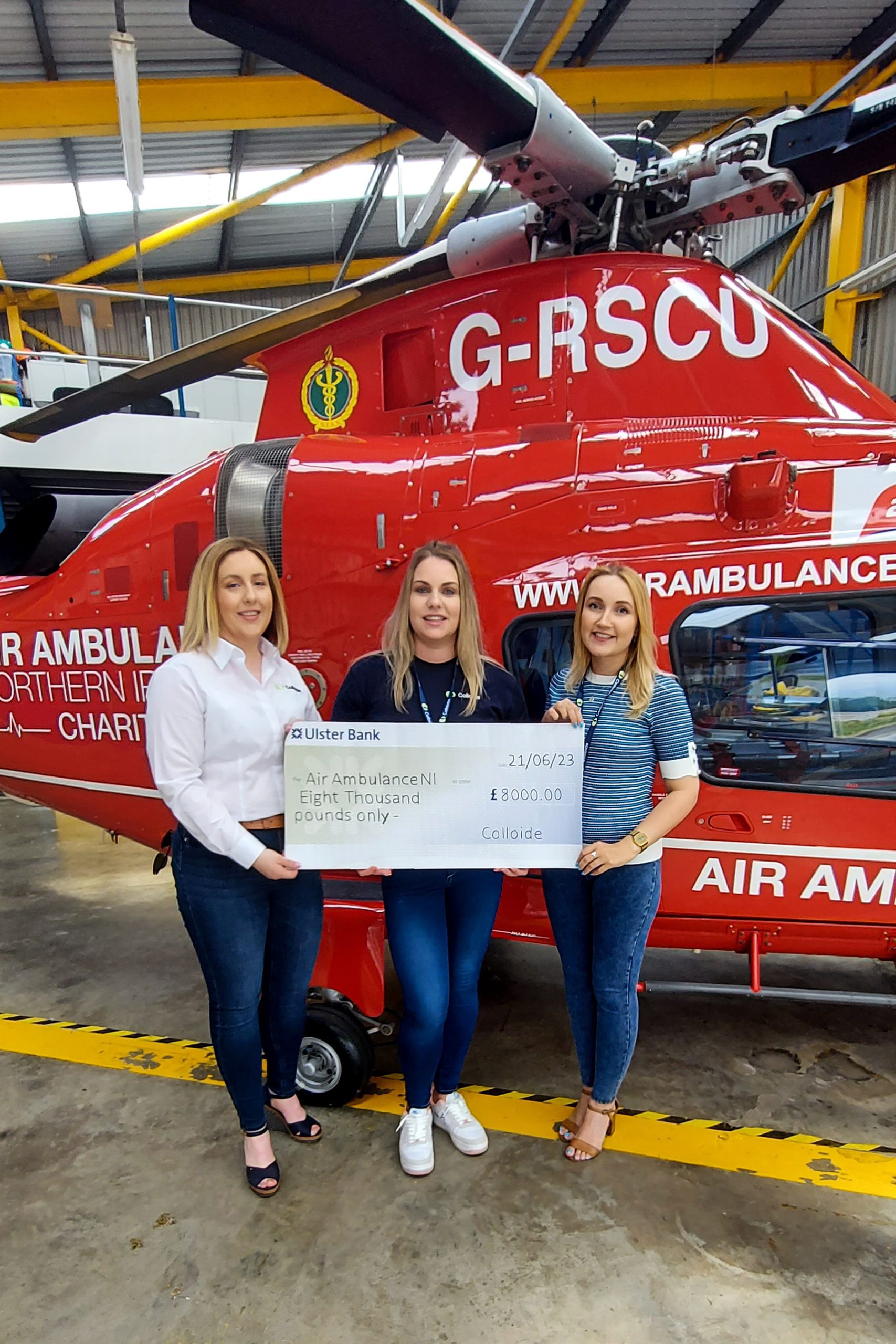 Gallery Image for £8,000 for Air Ambulance Northern Ireland