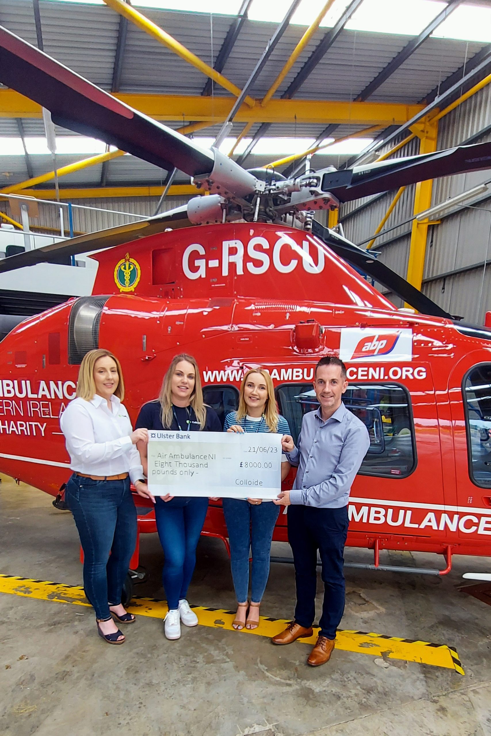 Gallery Image for £8,000 for Air Ambulance Northern Ireland