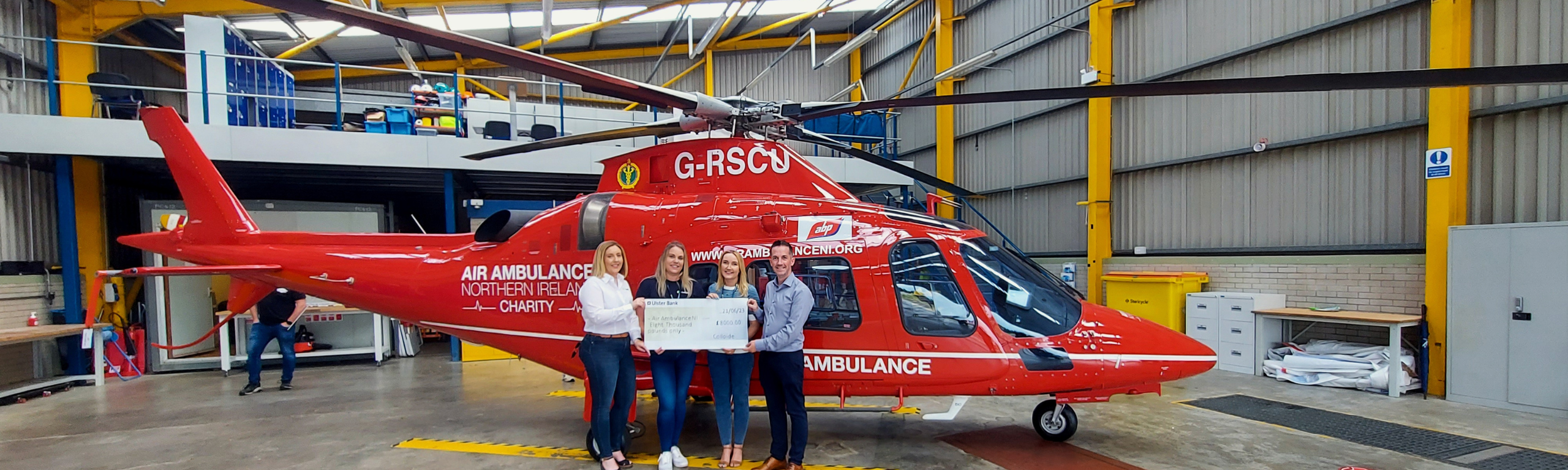 Gallery Image for £8,000 for Air Ambulance Northern Ireland