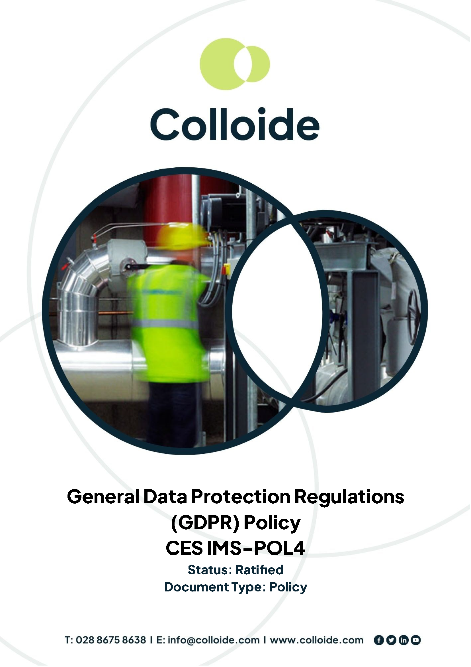 Cover Image for CES IMS-POL4 – General Data Protection Regulations (GDPR) Policy