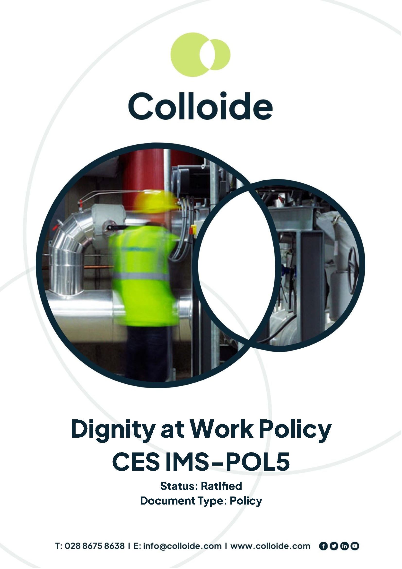 Cover Image for CES IMS-POL5 – Dignity at Work Policy