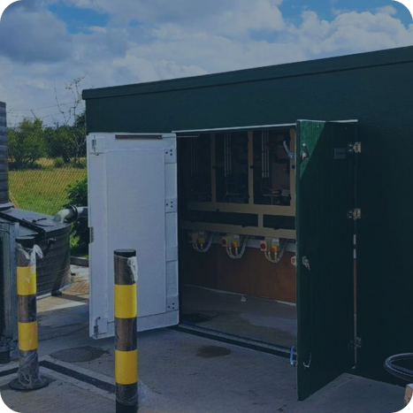 Colloide (Colloide Engineering Systems) Chemical Dosing Kiosk - Kingstone and Madley - Welsh Water - Wastewater Treatment Works
