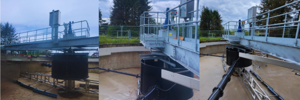 Eaglesham Wastewater Treatment Works, Bridge Scraper, Scottish Water, Scotland, Colloide, Engineering