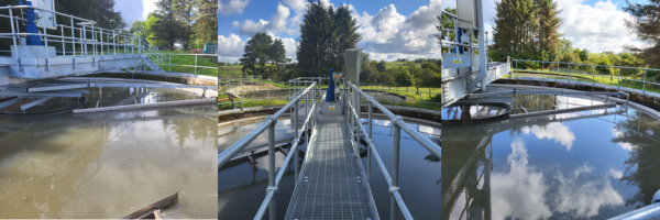 Eaglesham Wastewater Treatment Works, Bridge Scraper, Scottish Water, Scotland, Colloide, Engineering